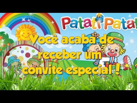 Convite Animado Patati Patata Convite Animado Patati Patata