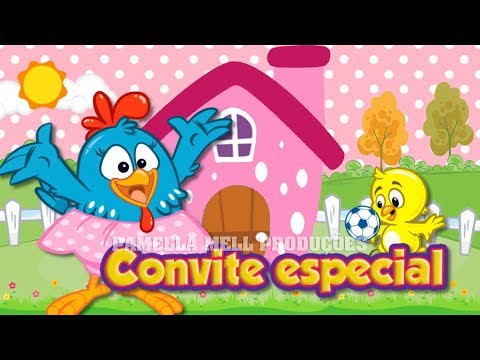 Convite Animado Galinha Pintadinha Rosa By Pamella Mell Convite Animado Galinha Pintadinha Rosa By Pamella Mell