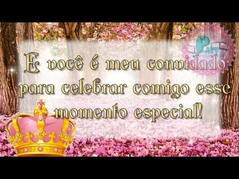 Convite Digital 15 Anos Tema Realeza Convite Digital 15 Anos Tema Realeza