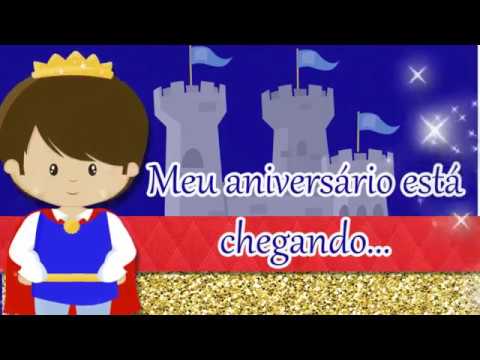Convite Animado Realeza Azul E Vermelho Convite Animado Realeza Azul E Vermelho