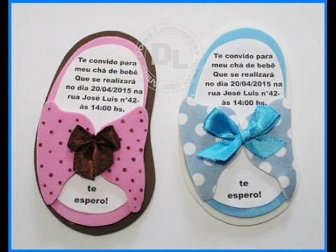 Como Fazer Convite Para Chà De Bebe Como Fazer Convite Para Chà De Bebe