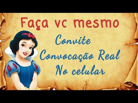 Convocação Real Da Princesa Yasmin Convite Da Festa Convocação Real Da Princesa Yasmin Convite Da Festa