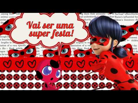 Convite Animado Lady Bug Convite Animado Lady Bug
