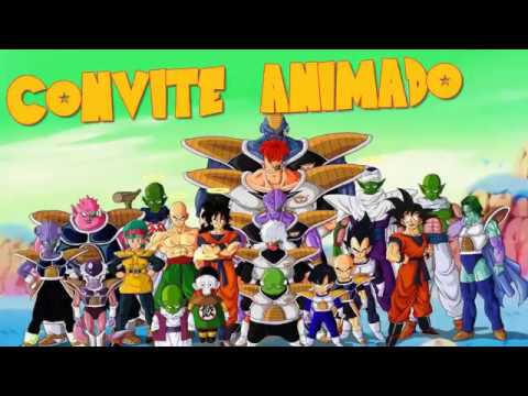 Convite Animado Dragon Ball Z Convite Animado Dragon Ball Z