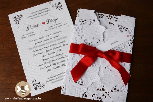 Convite De Casamento Com Arabesco Convite De Casamento Com Arabesco