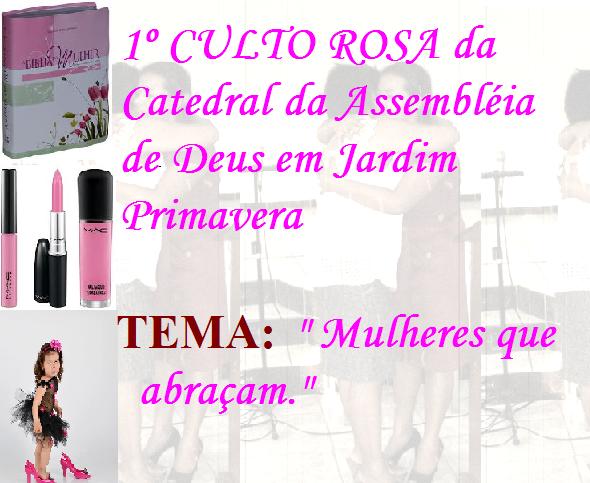 UniÃo Feminina Ufcadjarp Convites Para Culto Rosa UniÃo Feminina Ufcadjarp Convites Para Culto Rosa