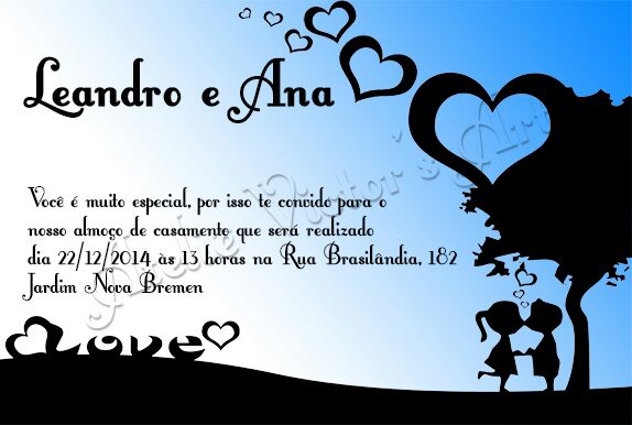 Convite Para Almoço De Casamento â Ana Siabra Convite Para Almoço De Casamento â Ana Siabra