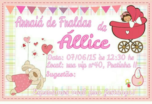 Alguém Com O Convite Do Chá De Fraldas Pronto Vamos Postar As Alguém Com O Convite Do Chá De Fraldas Pronto Vamos Postar As