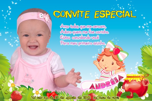 Montagem Convite Infantil Montagem Convite Infantil