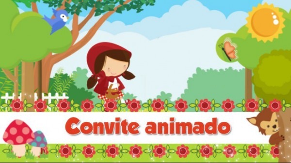 Projeto Proshow Chapeuzinho Vermelho Convite Animado Projeto Proshow Chapeuzinho Vermelho Convite Animado