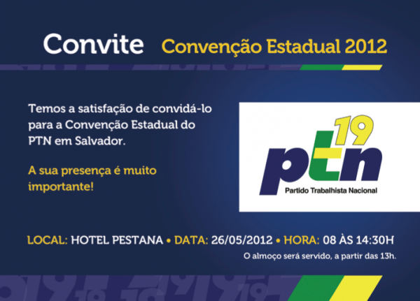 Blog Demais Ptn Realiza Convenção Estadual Neste Sábado Blog Demais Ptn Realiza Convenção Estadual Neste Sábado