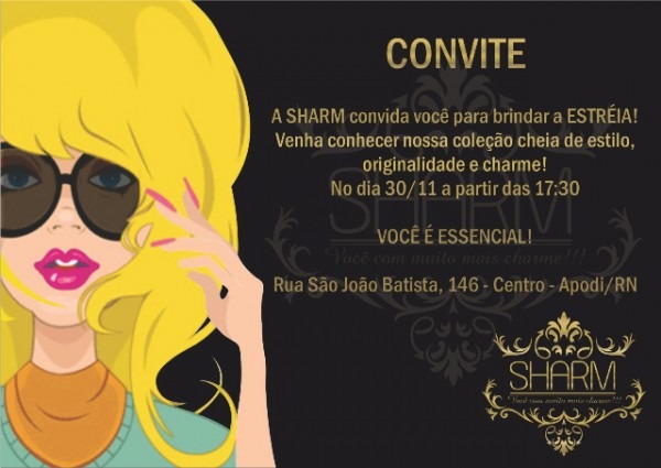 Blog ApodiÃ¡rio  [convite] Apodi Vai Ganhar Um Sharm A Mais Hoje!!!