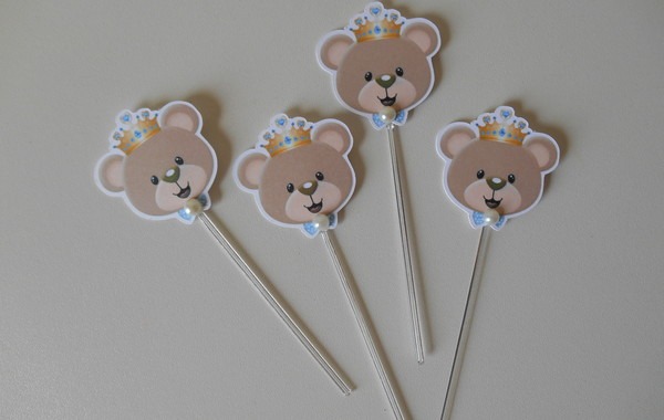 Toppers Para Docinhos Urso PrÃncipe No Elo7 Toppers Para Docinhos Urso PrÃncipe No Elo7