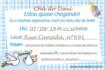 Chá De Fraldas Ou De Bebê O Chá De Fraldas Ou De Bebê O