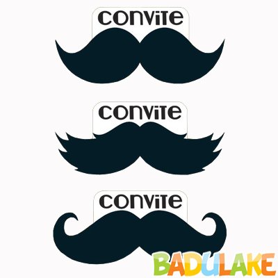 Convite Bigode Convite Bigode