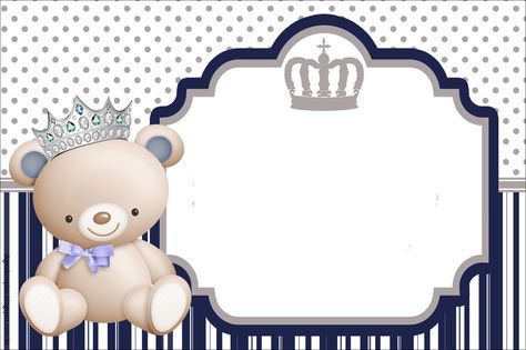 Kit Aniversário Ursinho PrÃncipe Azul Para Imprimir Kit Aniversário Ursinho PrÃncipe Azul Para Imprimir
