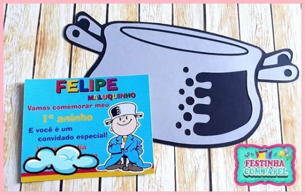 Convite Menino Maluquinho! Ops! Felipe Maluquinho Convite Menino Maluquinho! Ops! Felipe Maluquinho