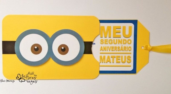 Convite Minions Convite Minions