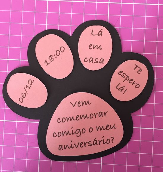 Convite De Aniversário Tema Cachorrinho Convite De Aniversário Tema Cachorrinho