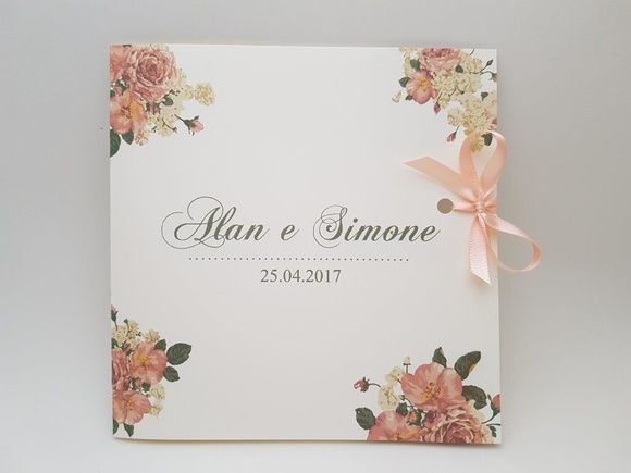Convite De Casamento Floral Rosa Convite De Casamento Floral Rosa