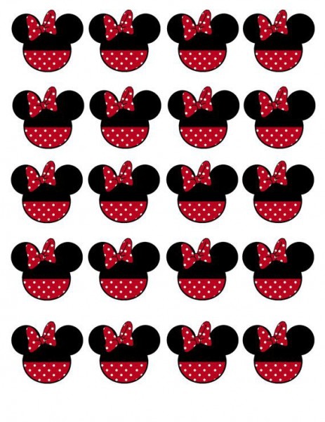 Instant Download Minnie Mouse Birthday Cupcake By Decoratyourdoor Instant Download Minnie Mouse Birthday Cupcake By Decoratyourdoor
