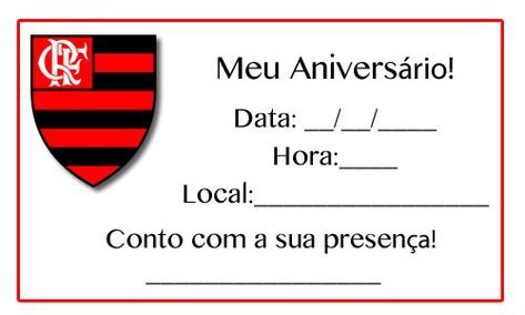 Convites Do Flamengo Convites Do Flamengo