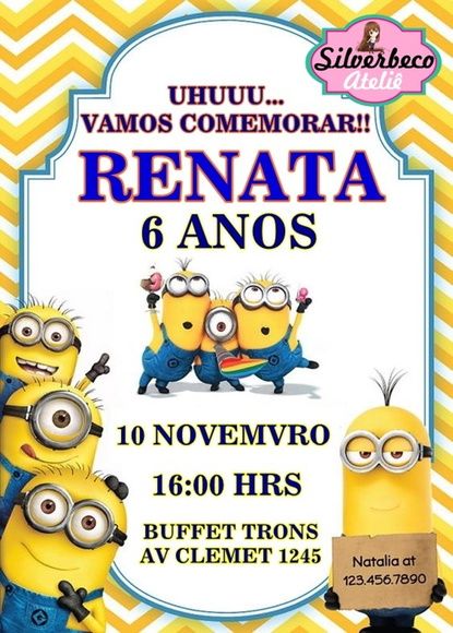 Pin By Denise Machado Ribeiro On Convite Minions In 2019 Pin By Denise Machado Ribeiro On Convite Minions In 2019
