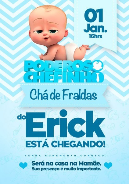 Convite Poderoso Chefinho Para Editar Grátis E Imprimir Convite Poderoso Chefinho Para Editar Grátis E Imprimir