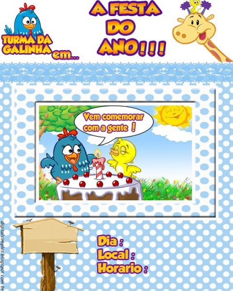 Convites AniversÃrio Para Imprimir Convites AniversÃrio Para Imprimir