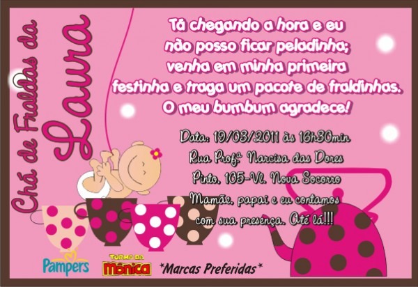 Frases Para Colocar No Convite De Cha De Bebe