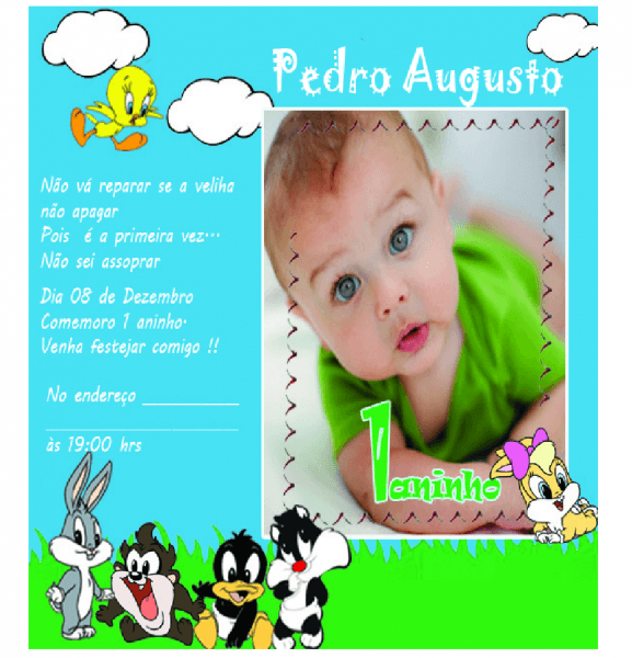 Convite 1 Ano Convite 1 Ano