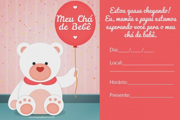 Convites Para Chá De Bebê Editáveis Grátis Para Baixar, Editar E Convites Para Chá De Bebê Editáveis Grátis Para Baixar, Editar E