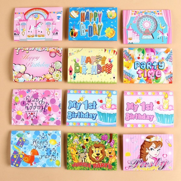 6 Pcs Coroa De Papel Cartão De Convite De Aniversário Para 6 Pcs Coroa De Papel Cartão De Convite De Aniversário Para