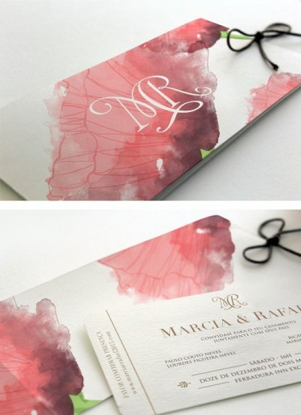 Arte Em Papel Convite De Casamento Em Aquarela Arte Em Papel Convite De Casamento Em Aquarela
