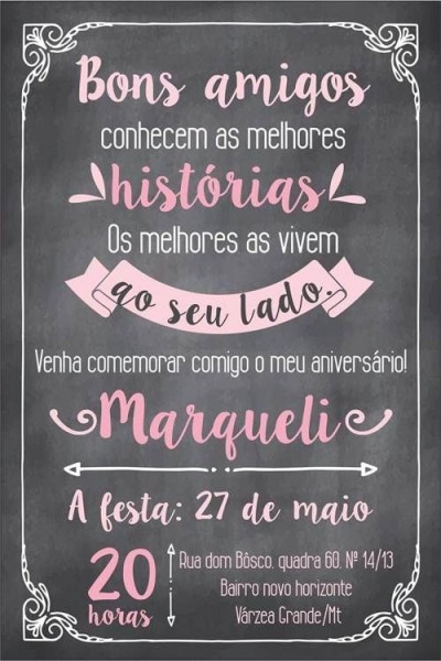 20 Convites De 40 Anos Para Editar, Imprimir E Se Inspirar 20 Convites De 40 Anos Para Editar, Imprimir E Se Inspirar