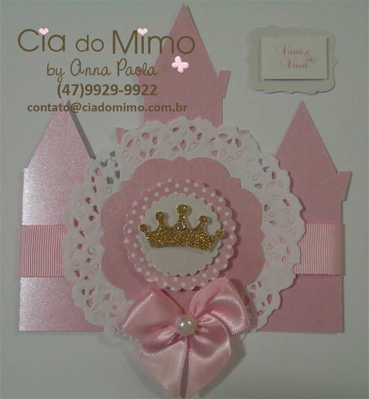 Convite Castelo E Coroa Princess  â¦