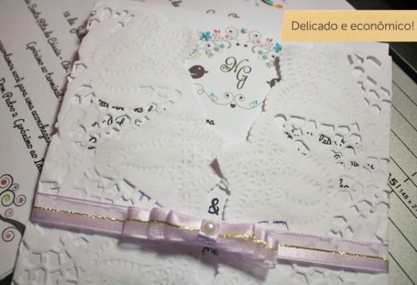 Faça Você Mesmo Convite De Casamento Rendado Faça Você Mesmo Convite De Casamento Rendado