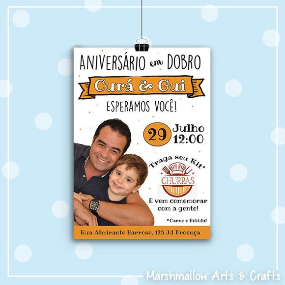 Convite Churrasco Pai E Filho Convite Churrasco Pai E Filho