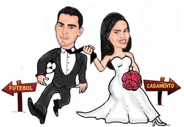 Caricatura Noivos Casamento No Elo7 Caricatura Noivos Casamento No Elo7