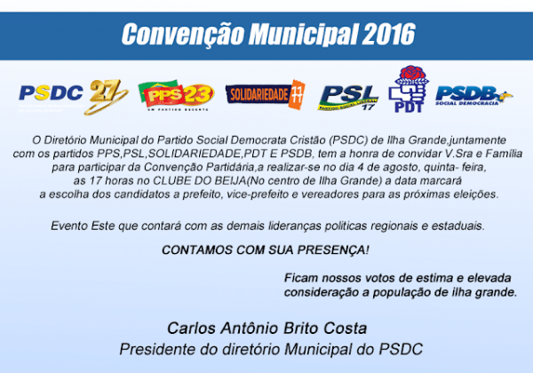 Portal Do Bikanca Convite Convenção Partidária Psdc De Ilha Portal Do Bikanca Convite Convenção Partidária Psdc De Ilha