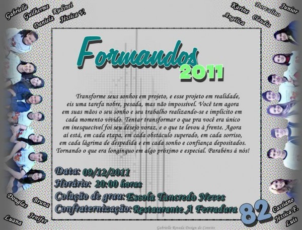 Dreams Design Gráfico Convites Para Formatura Da 8ª Série Dreams Design Gráfico Convites Para Formatura Da 8ª Série