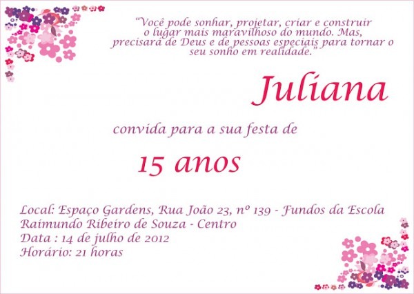 Printable Livre Frases Para Colocar Em Convites De 15 Anos Printable Livre Frases Para Colocar Em Convites De 15 Anos