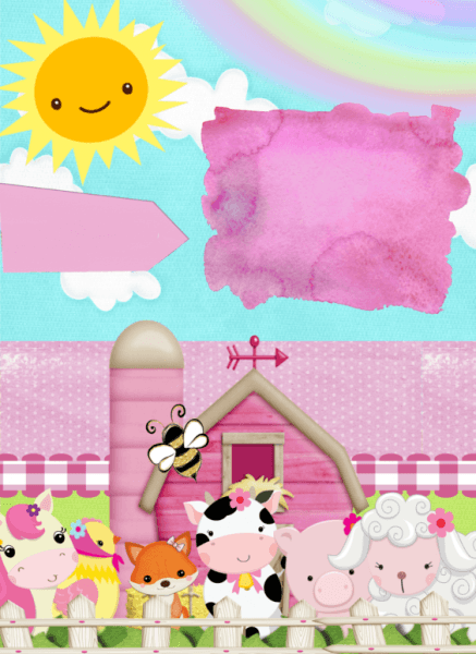 Decoração Fazendinha Rosa Decoração Fazendinha Rosa