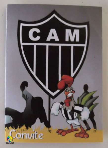 Convite Aniversario Atletico Mineiro (10 Convites) Convite Aniversario Atletico Mineiro (10 Convites)