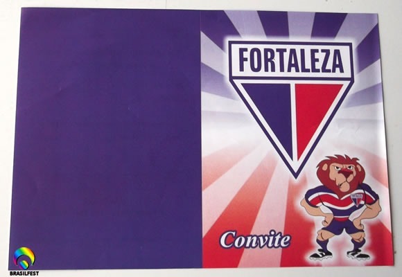 Convite Aniversario Fortaleza (20 Convites)
