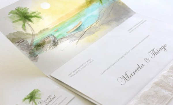 Arte Em Papel Convite De Casamento Em Aquarela Arte Em Papel Convite De Casamento Em Aquarela