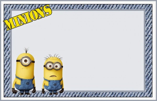 Convite De Aniversário Infantil Dos Minions Para Imprimir Convite De Aniversário Infantil Dos Minions Para Imprimir