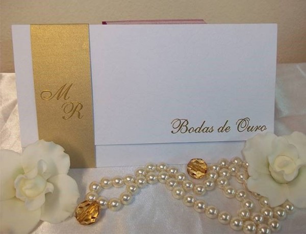 Convite De Bodas De Ouro Moderno â Modelos De Convite Convite De Bodas De Ouro Moderno â Modelos De Convite