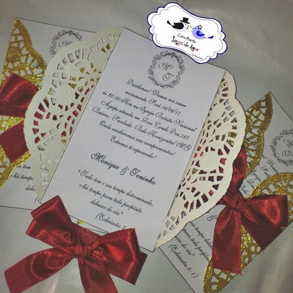 Convite De Casamento Convite De Casamento