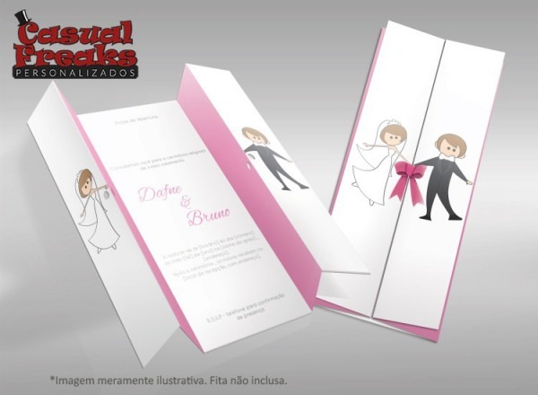 Convite De Casamento Moderno 06
